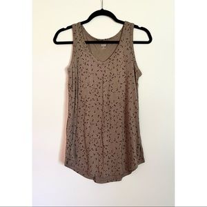 Floral V-Neck Tank Top